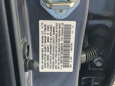 2016 Honda Civic Sedan EX