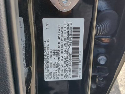 2022 Honda Civic Hatchback Sport