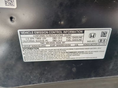 2022 Honda Civic Hatchback Sport
