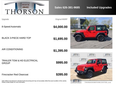 2022 Jeep Wrangler Sport