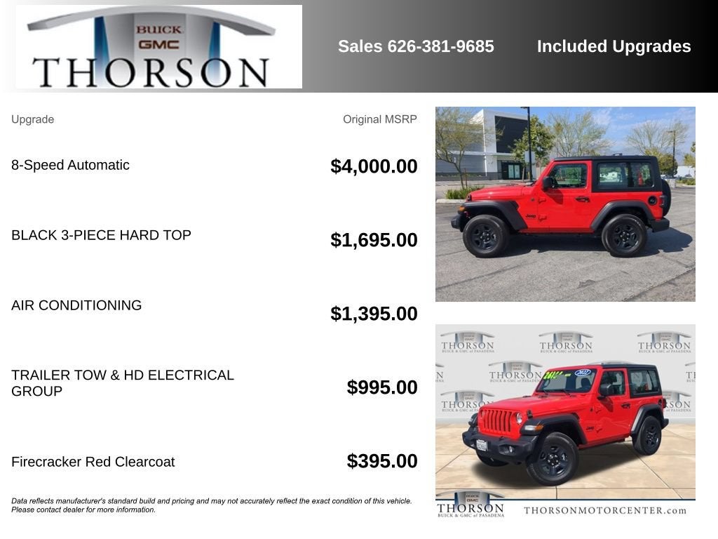 2022 Jeep Wrangler Sport