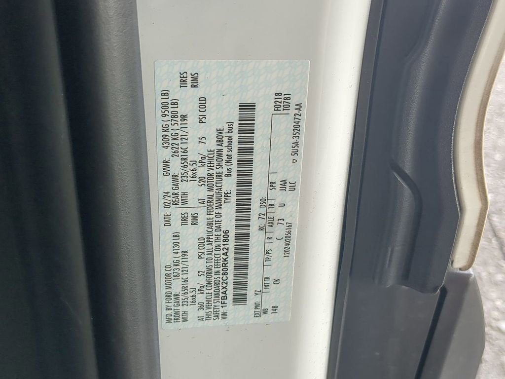 2024 Ford Transit Passenger Wagon XL