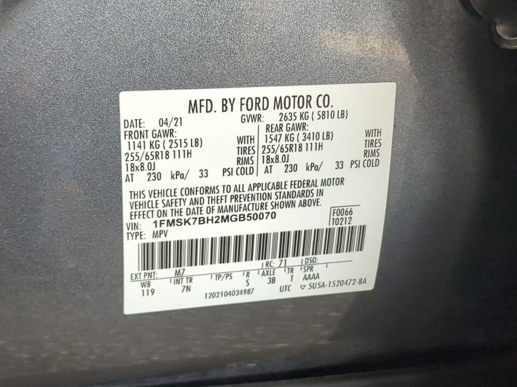 2021 Ford Explorer Base