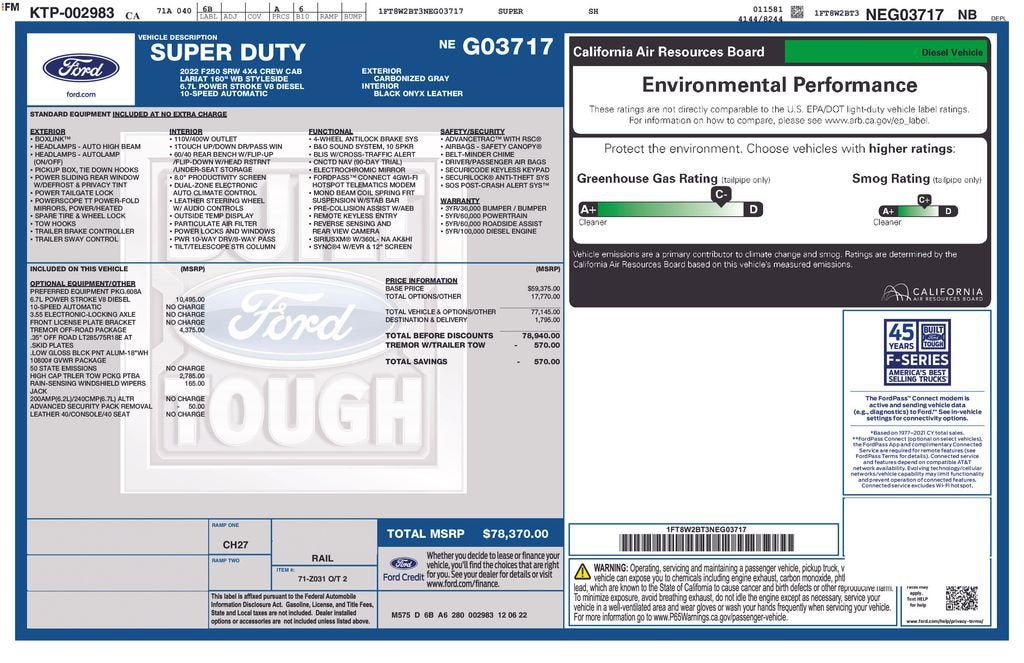 2022 Ford Super Duty F-250 SRW XL
