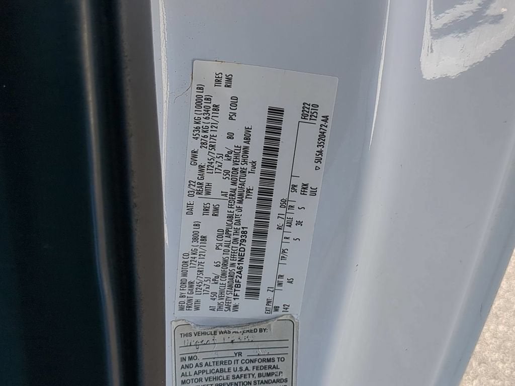 2022 Ford Super Duty F-250 SRW XL