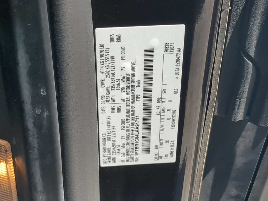 2020 Ford Transit Cargo Van Base