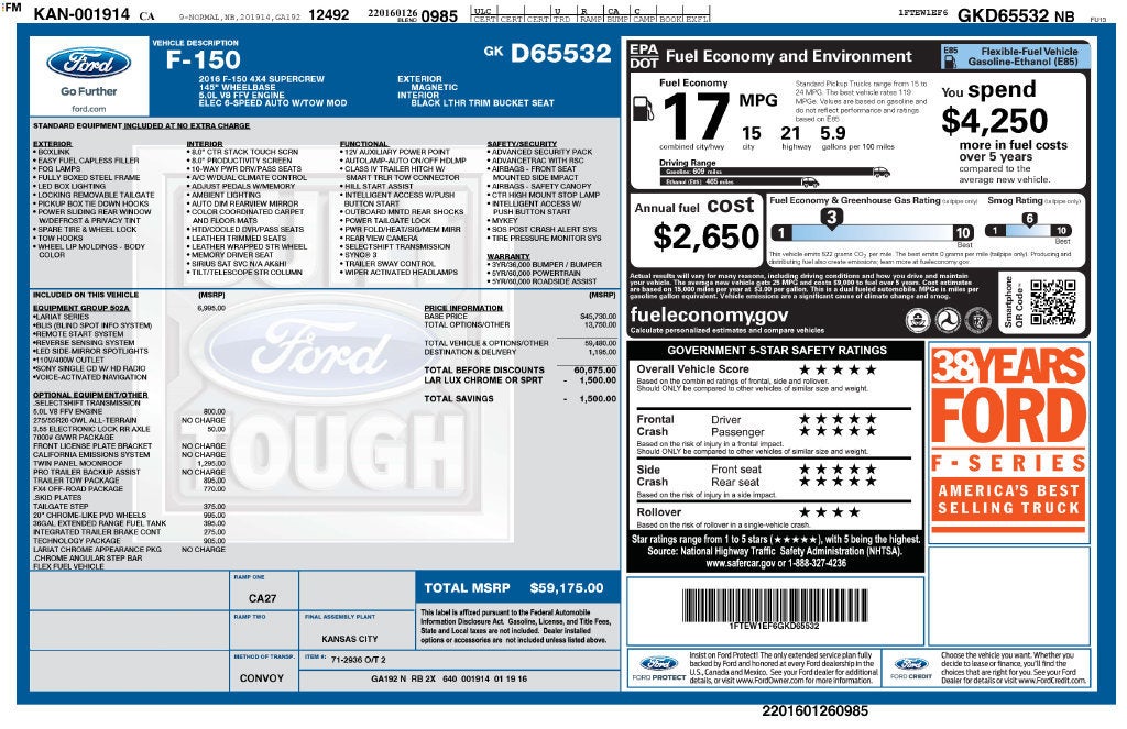 2016 Ford F-150 XLT