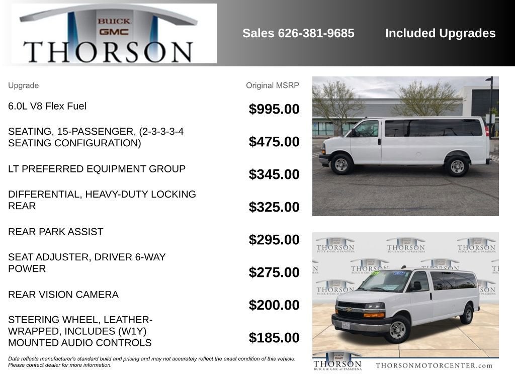 2017 Chevrolet Express Passenger 3500 LT