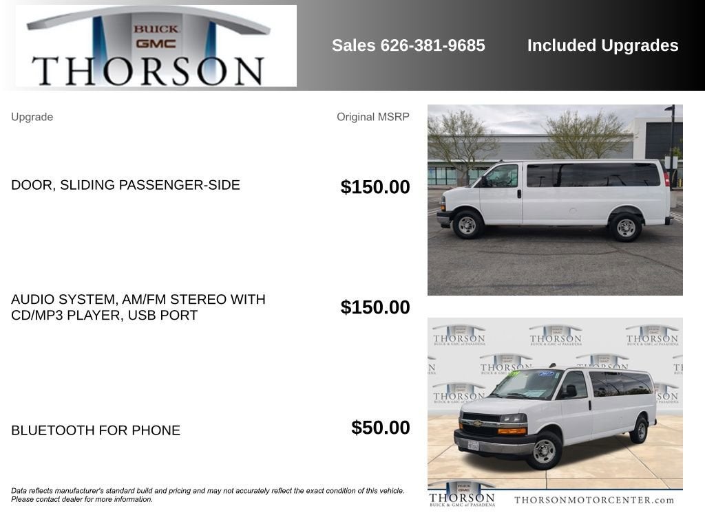2017 Chevrolet Express Passenger 3500 LT