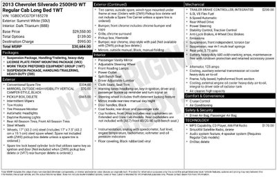 2013 Chevrolet Silverado 2500 HD Work Truck