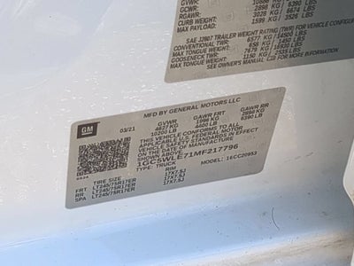 2021 Chevrolet Silverado 2500 HD Work Truck