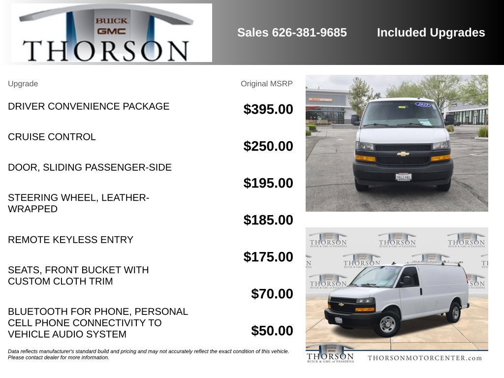 2023 Chevrolet Express Cargo 2500 1WT