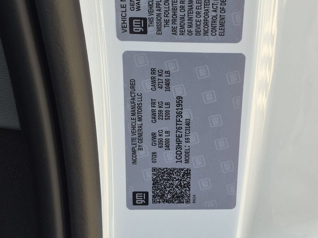 2026 GMC Sierra 3500 HD Chassis Cab Pro