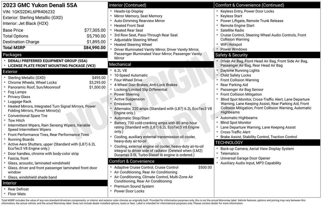 2023 GMC Yukon Denali