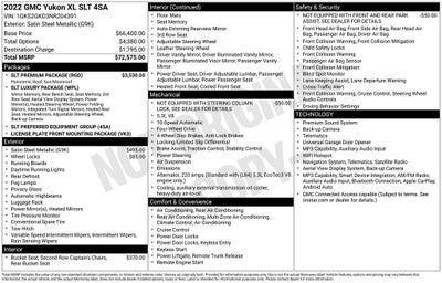 2022 GMC Yukon XL SLT
