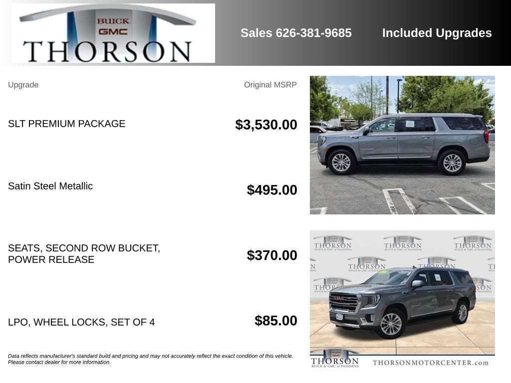 2022 GMC Yukon XL SLT