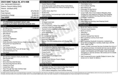 2023 GMC Yukon XL AT4