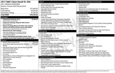 2017 GMC Yukon XL Denali