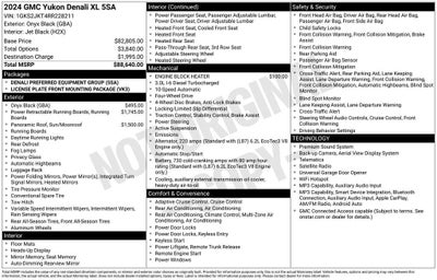2024 GMC Yukon XL Denali