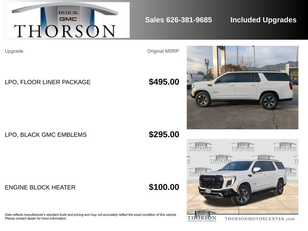 2025 GMC Yukon XL AT4 Ultimate