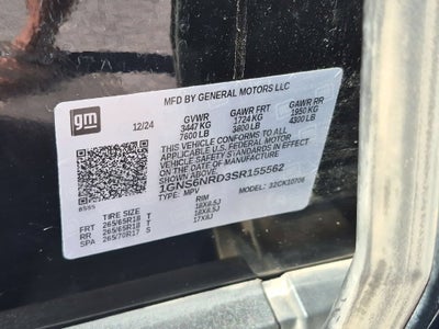 2025 Chevrolet Tahoe LT