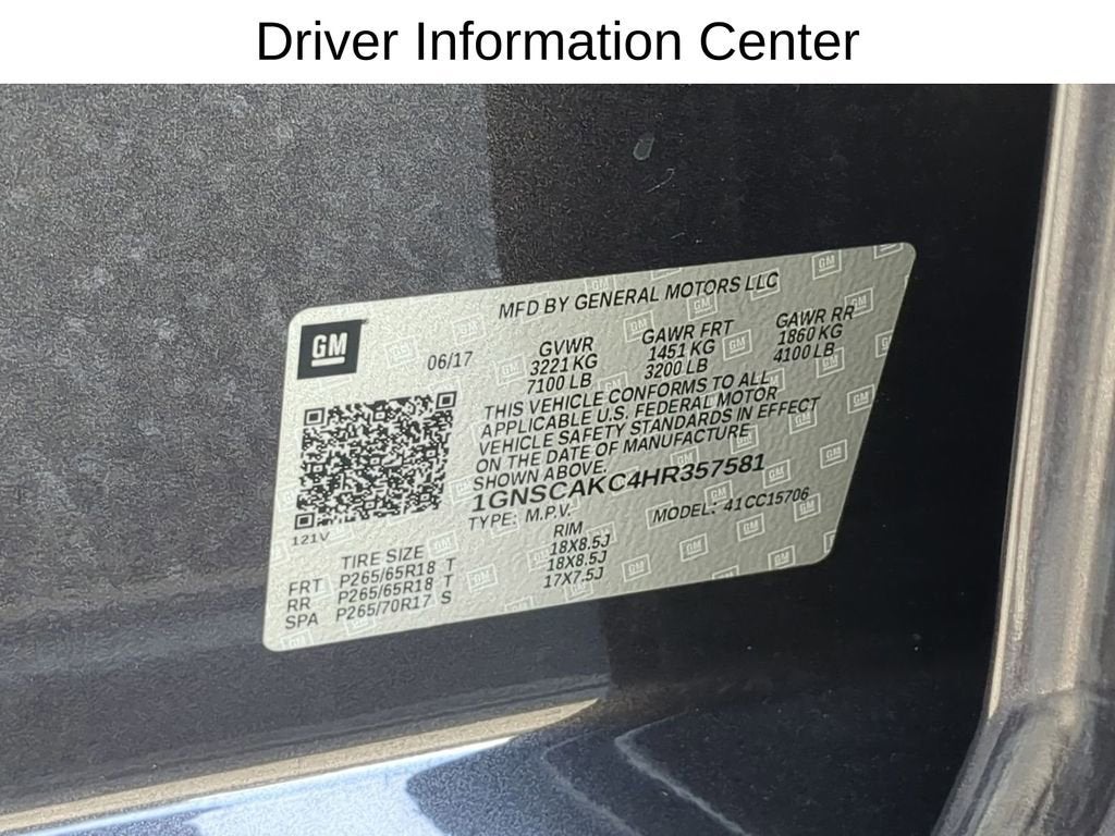 2017 Chevrolet Tahoe LS