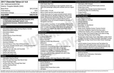 2017 Chevrolet Tahoe LS