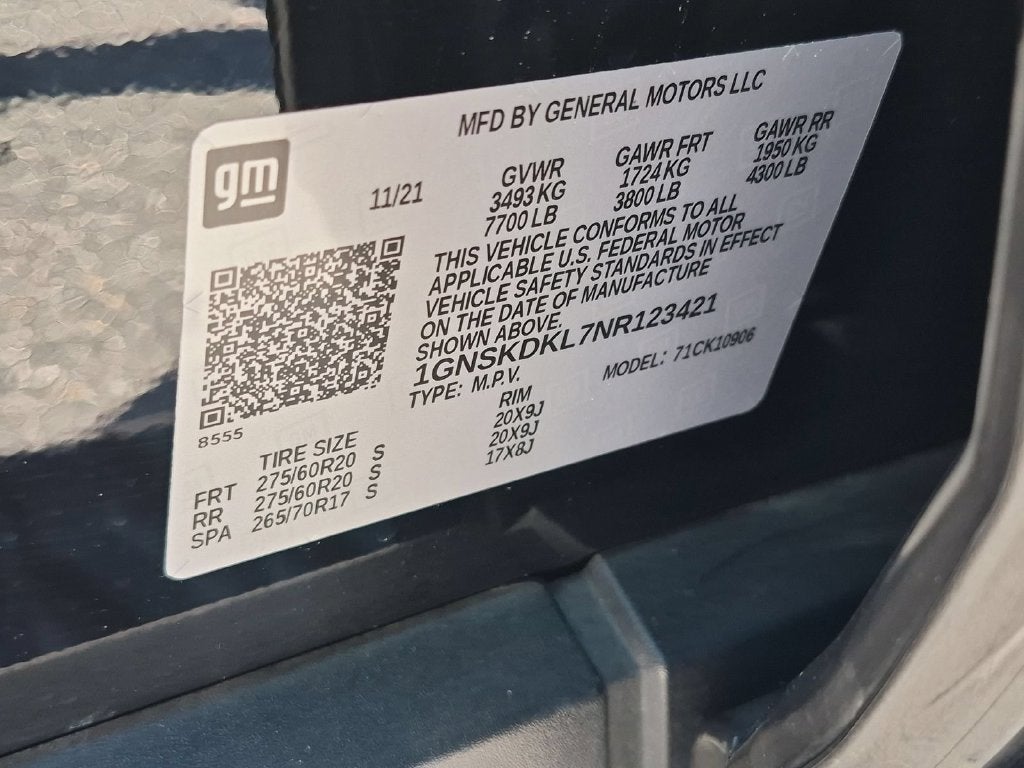 2022 Chevrolet Suburban Z71