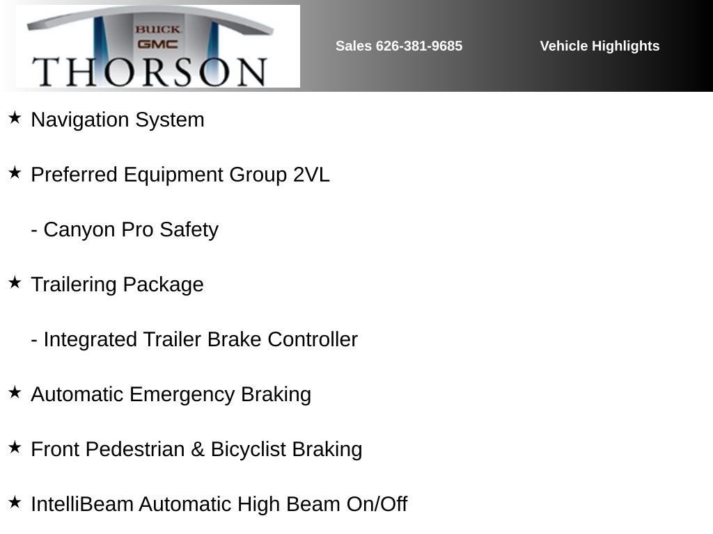 2024 GMC Canyon Elevation