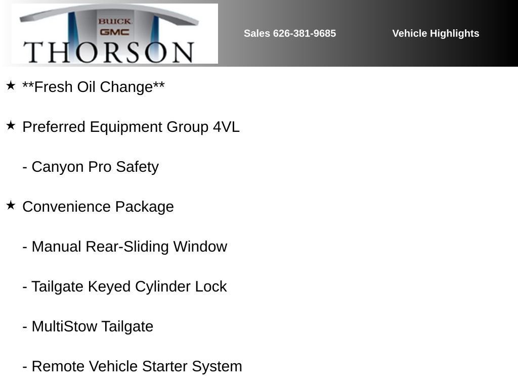 2024 GMC Canyon Elevation