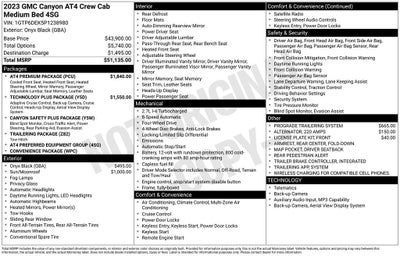 2023 GMC Canyon AT4