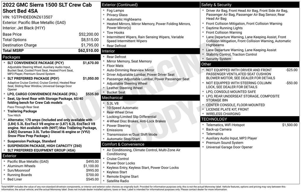2022 GMC Sierra 1500 SLT