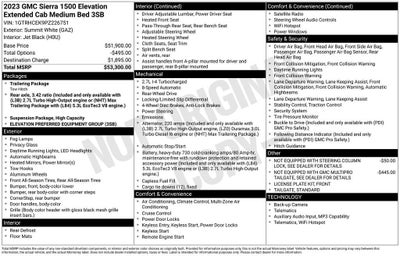 2023 GMC Sierra 1500 Elevation