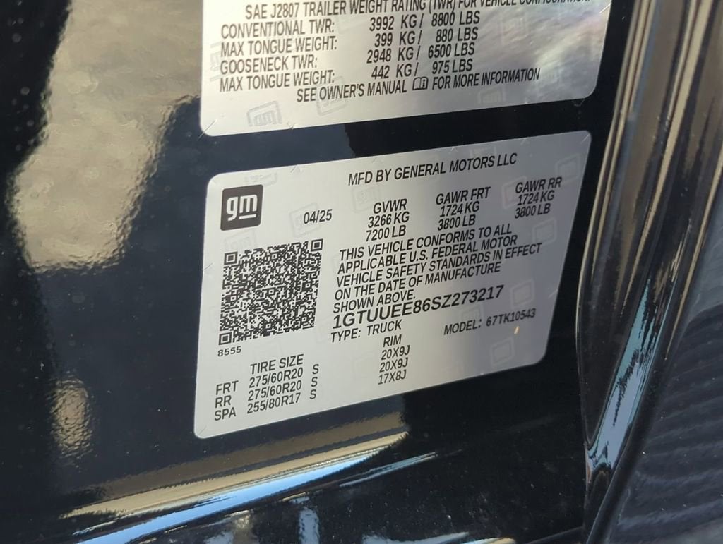 2025 GMC Sierra 1500 AT4