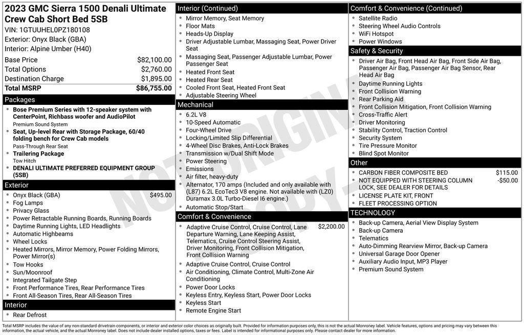 2023 GMC Sierra 1500 Denali Ultimate