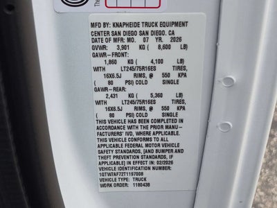 2026 GMC Savana Cargo Work Van
