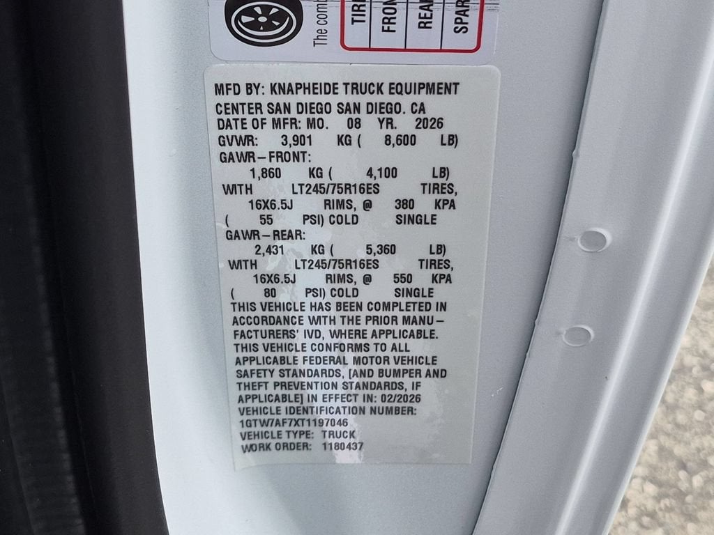 2026 GMC Savana Cargo Work Van