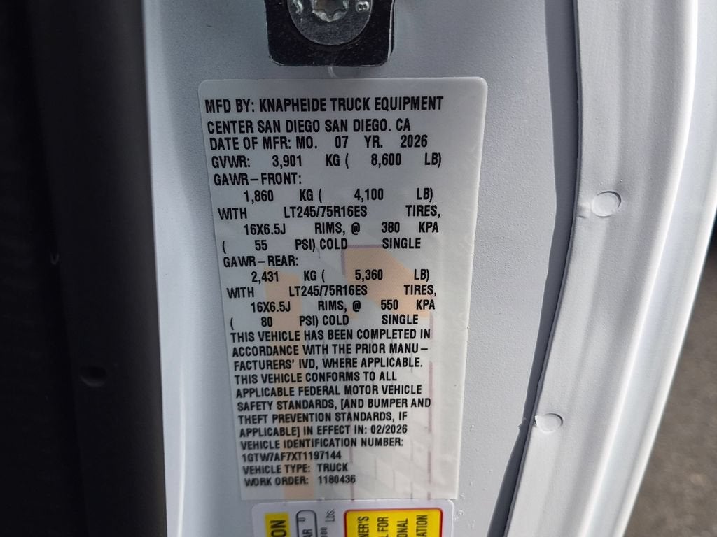 2026 GMC Savana Cargo Work Van