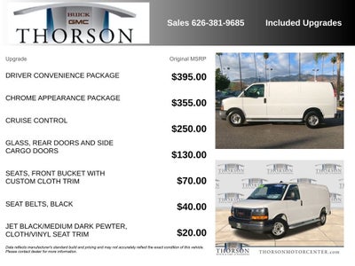 2024 GMC Savana Cargo 2500 Work Van