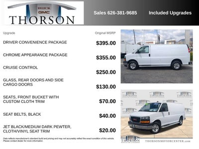 2024 GMC Savana Cargo 2500 Work Van