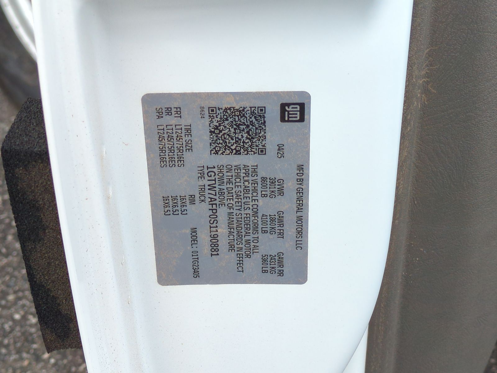 2025 GMC Savana Cargo 2500 Work Van