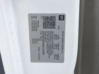 2024 GMC Savana Cargo 2500 Work Van