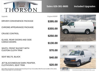 2024 GMC Savana Cargo 2500 Work Van