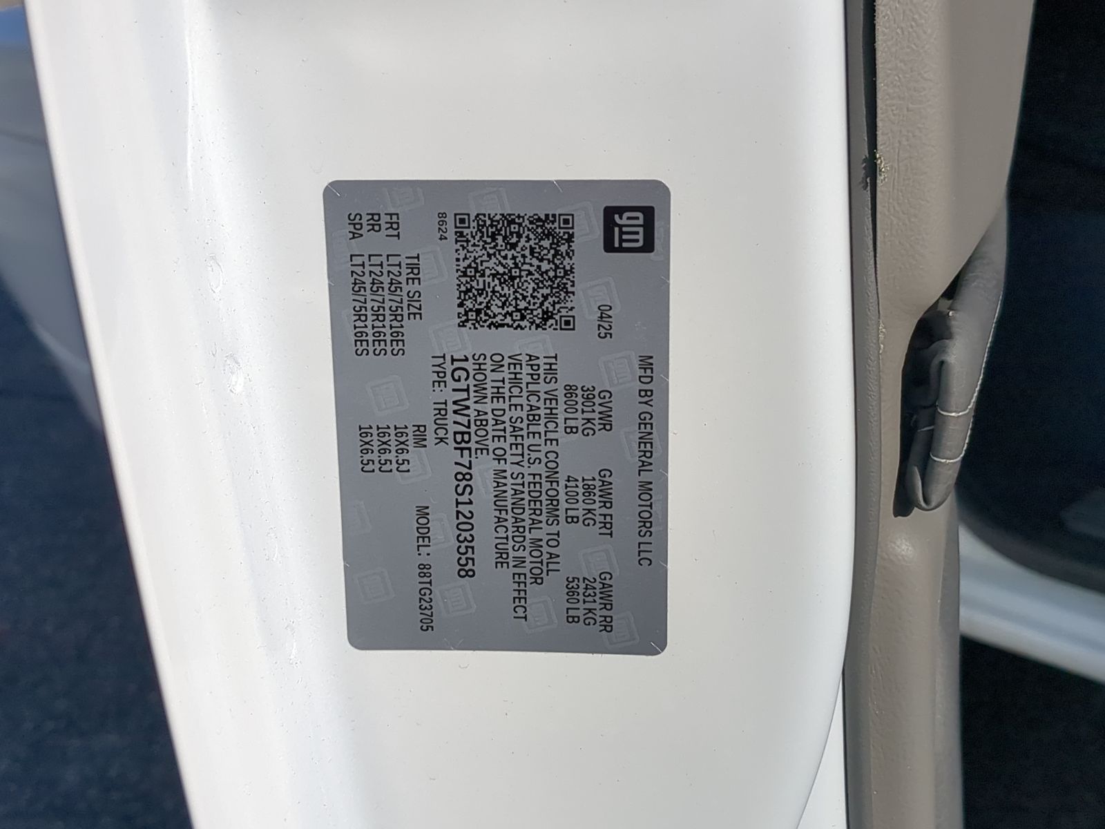 2025 GMC Savana Cargo 2500 Work Van