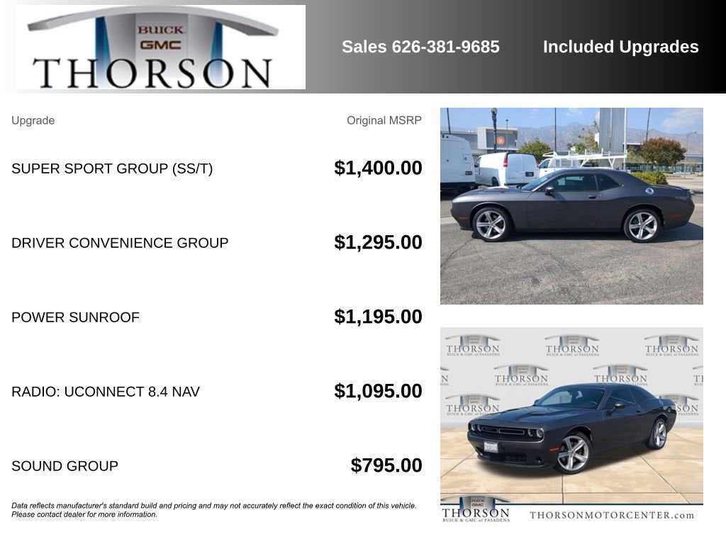 2016 Dodge Challenger SXT