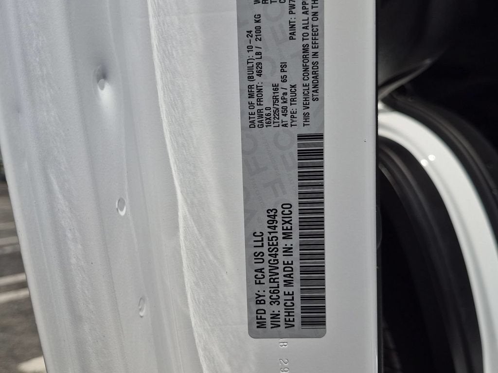2025 RAM ProMaster Cargo Van Tradesman