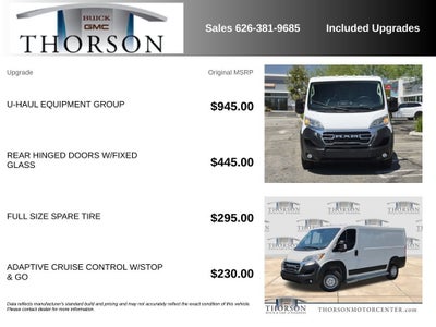 2025 RAM ProMaster Cargo Van Tradesman
