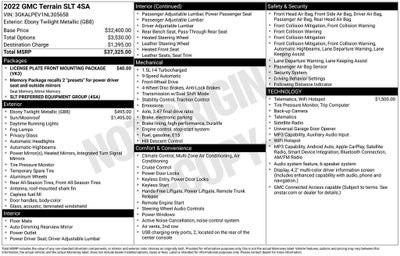 2022 GMC Terrain SLT