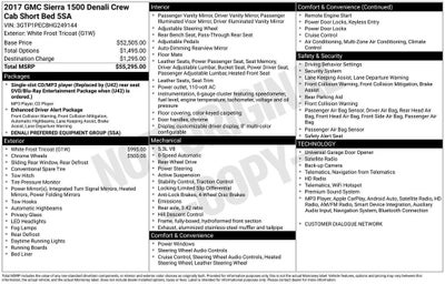 2017 GMC Sierra 1500 Denali