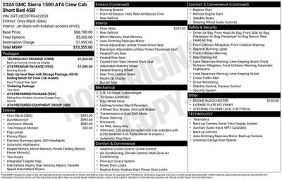 2024 GMC Sierra 1500 AT4
